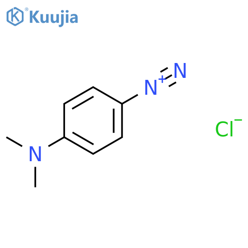 Benzenediazonium,4-(dimethylamino)-, chloride (1:1) structure