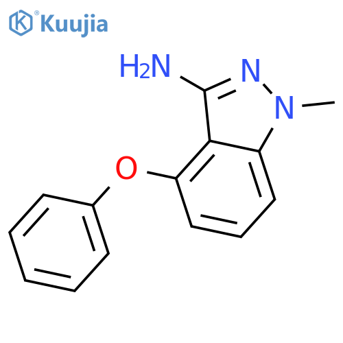 1-Methyl-4-phenoxy-1H-indazol-3-amine structure