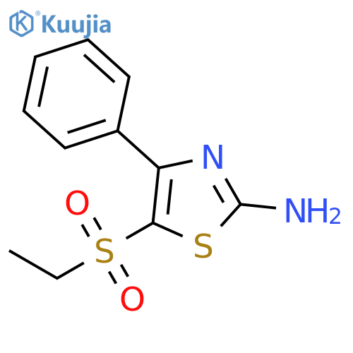 2-Amino-5-ethylsulfonyl-4-phenyl-1,3-thiazole structure