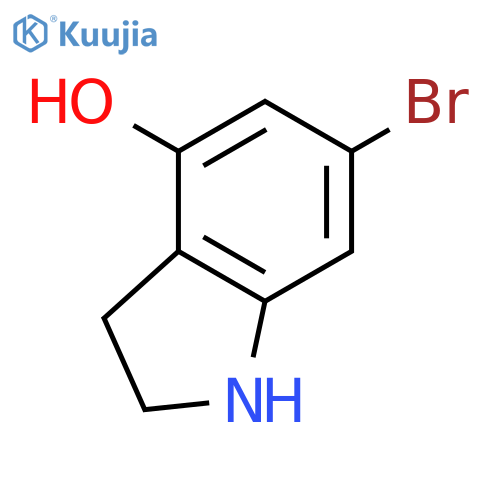 6-Bromo-4-hydroxy (1H)indolin structure