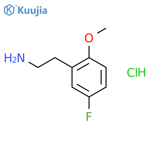 2-(5-fluoro-2-methoxyphenyl)ethanamine-HCl structure