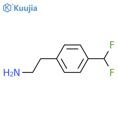 BENZENEETHANAMINE, 4-(DIFLUOROMETHYL)- structure