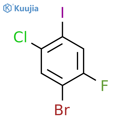 1-bromo-5-chloro-2-fluoro-4-iodoBenzene structure
