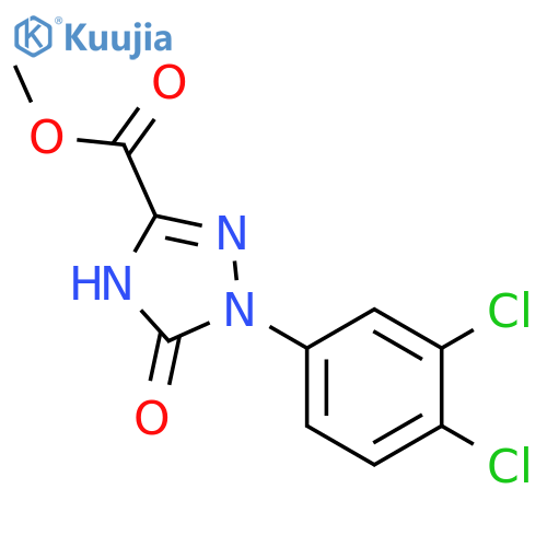 <br>Methyl 1-(3,4-dichlorophenyl)-2,5-dihydro-5-oxo-1H-1,2,4-triazole-3-carboxy late structure
