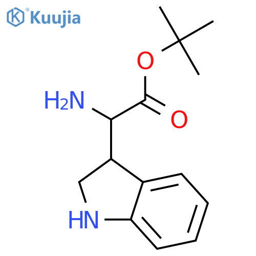 tert-butyl 2,3-dihydro-1h-indol-3-ylmethylcarbamate structure