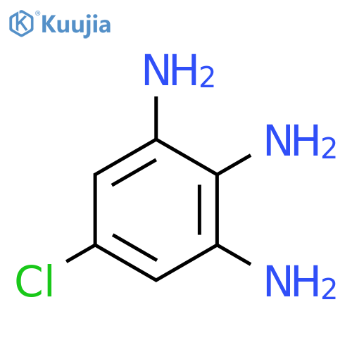 5-chlorobenzene-1,2,3-triamine structure