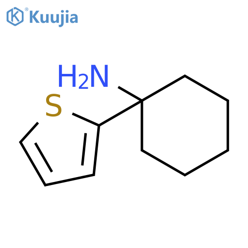 1-(Thiophen-2-yl)cyclohexan-1-amine structure
