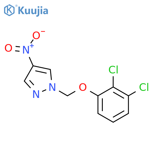 1-(2,3-dichlorophenoxy)methyl-4-nitro-1H-pyrazole structure