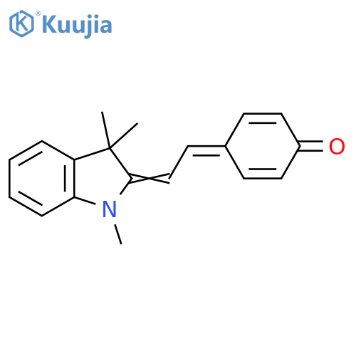 2,5-Cyclohexadien-1-one,4-[2-(1,3-dihydro-1,3,3-trimethyl-2H-indol-2-ylidene)ethylidene]- structure