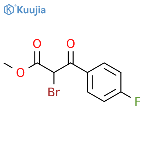 Methyl 2-broMo-3-(4'-fluorophenyl)-3-oxopropanoate structure