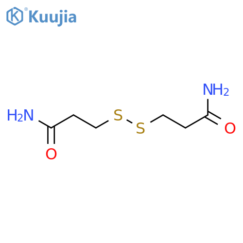 3-(3-Amino-3-oxopropyl)disulfanylpropanamide structure