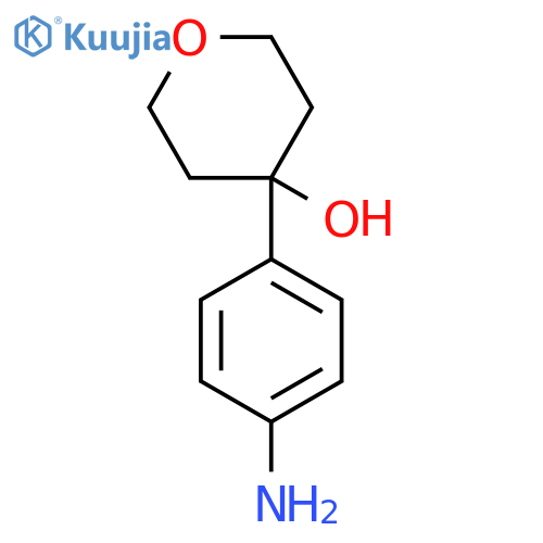 4-(4-aminophenyl)tetrahydro-2H-Pyran-4-ol structure