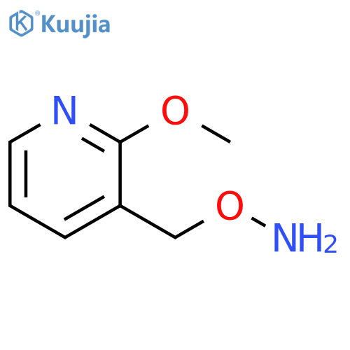 O-(2-methoxypyridin-3-yl)methylhydroxylamine structure