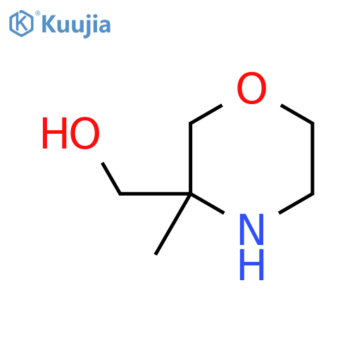 (3-Methylmorpholin-3-yl)methanol structure