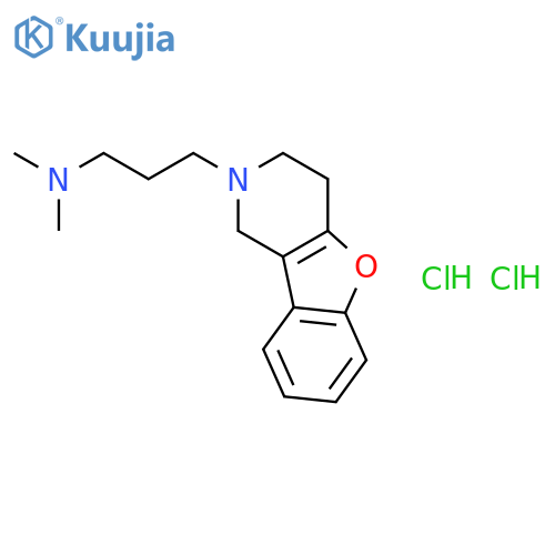 3-(3,4-Dihydrobenzofuro[3,2-c]pyridin-2(1H)-yl)-N,N-dimethylpropan-1-amine dihydrochloride structure