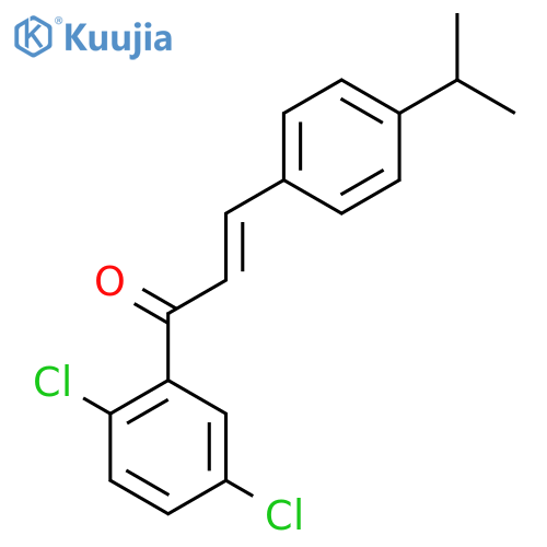 (2E)-1-(2,5-Dichlorophenyl)-3-[4-(propan-2-yl)phenyl]prop-2-en-1-one structure