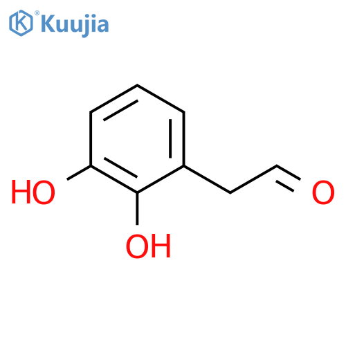 2-(2,3-dihydroxyphenyl)acetaldehyde structure