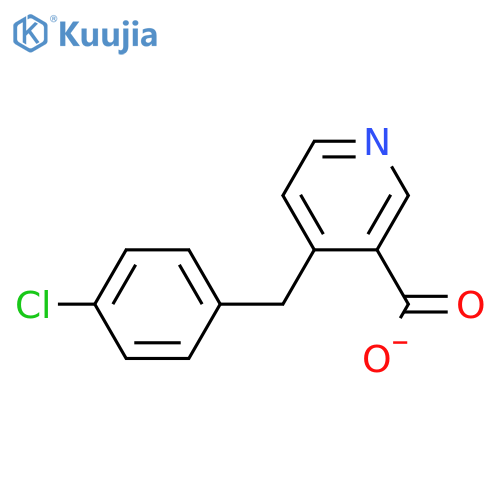 4-chlorobenzylnicotinate structure