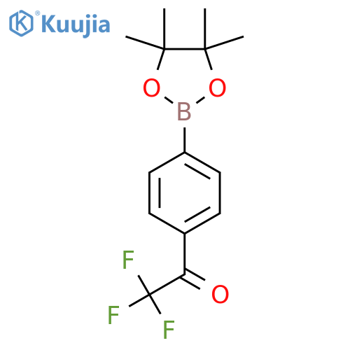 2,2,2-Trifluoroacetophenone-4-boronic acid pinacol ester structure