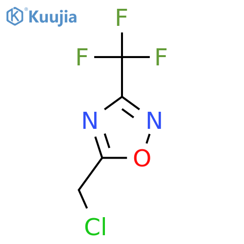 5-(Chloromethyl)-3-(trifluoromethyl)-1,2,4-oxadiazole structure