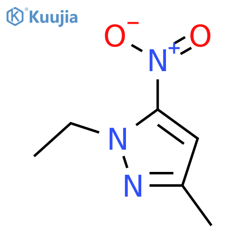 1-Ethyl-3-Methyl-5-nitro-1H-pyrazole structure