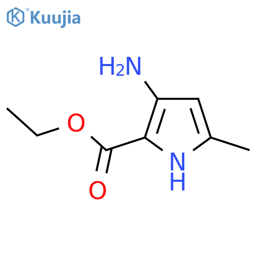 Ethyl 3-amino-5-methyl-1H-pyrrole-2-carboxylate structure