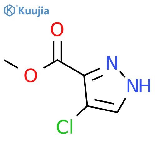 methyl 4-chloro-1H-pyrazole-5-carboxylate structure