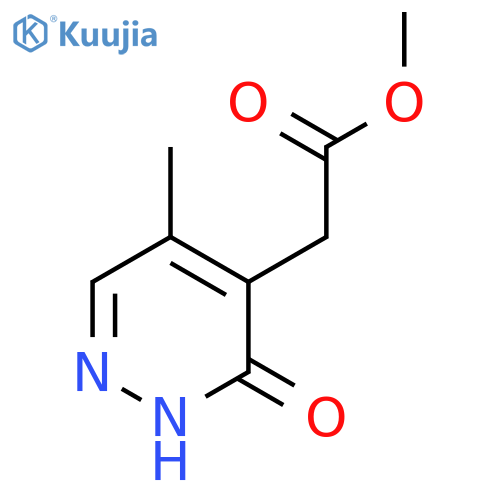 2,3-dihydro-5-methyl-3-oxo-4-Pyridazineacetic acid methyl ester structure