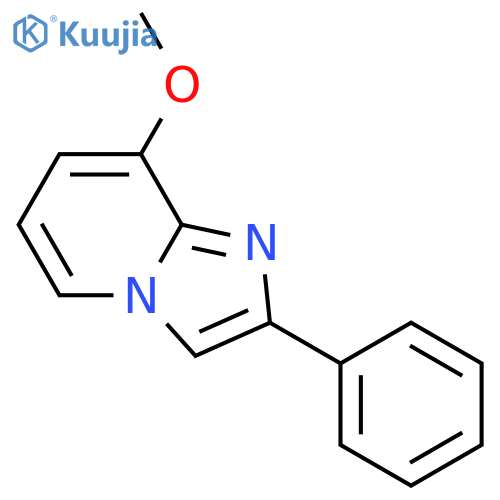 Imidazo[1,2-a]pyridine, 8-methoxy-2-phenyl- structure