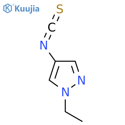 1-ethyl-4-isothiocyanato-1H-pyrazole structure