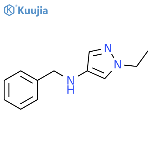 N-benzyl-1-ethyl-1H-pyrazol-4-amine structure