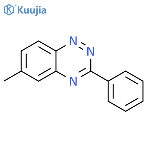 1,2,4-Benzotriazine, 6-methyl-3-phenyl- structure