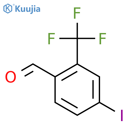 4-Iodo-2-(trifluoromethyl)benzaldehyde structure