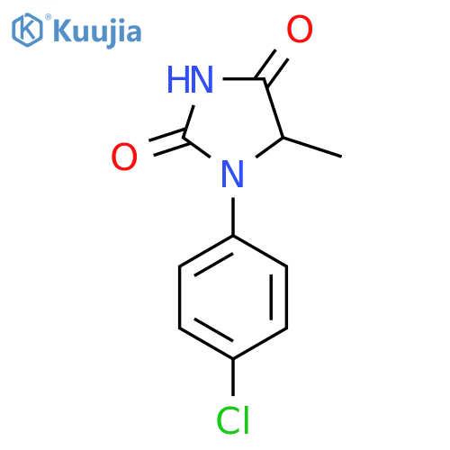 1-(4-Chlorophenyl)-5-methylimidazolidine-2,4-dione structure