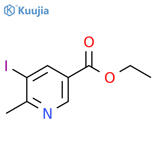 Ethyl 5-iodo-6-methylpyridine-3-carboxylate structure