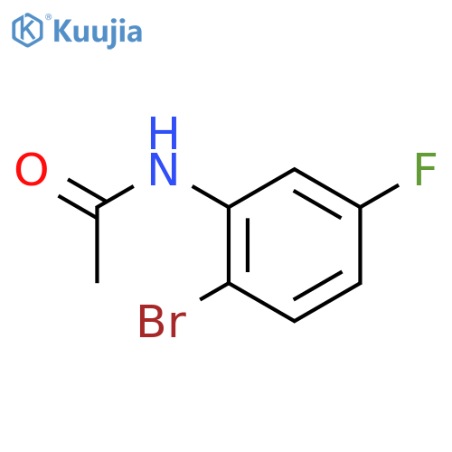 N-(2-Bromo-5-fluorophenyl)acetamide structure