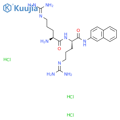 Arg-Arg β-Naphthylamide Trihydrochloride structure