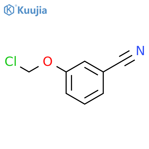 Benzonitrile, 3-(chloromethoxy)- structure