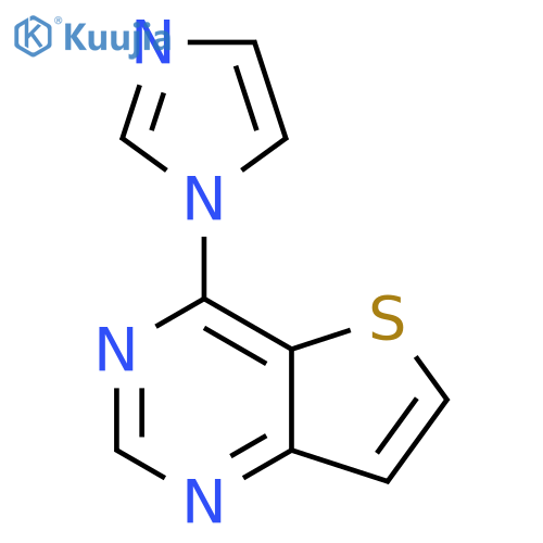 1-{thieno[3,2-d]pyrimidin-4-yl}-1H-imidazole structure