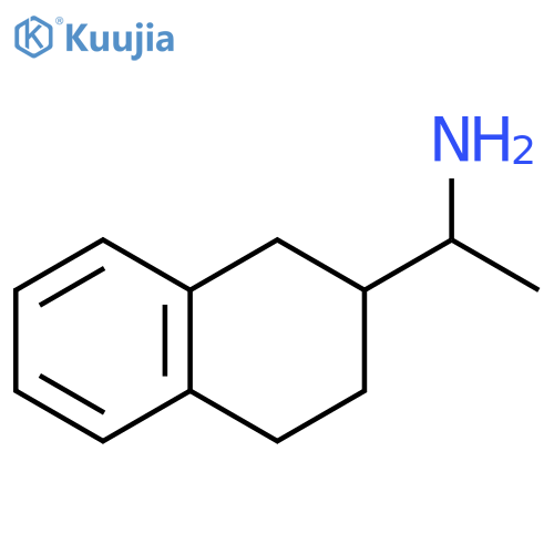 1-(1,2,3,4-tetrahydronaphthalen-2-yl)ethan-1-amine structure