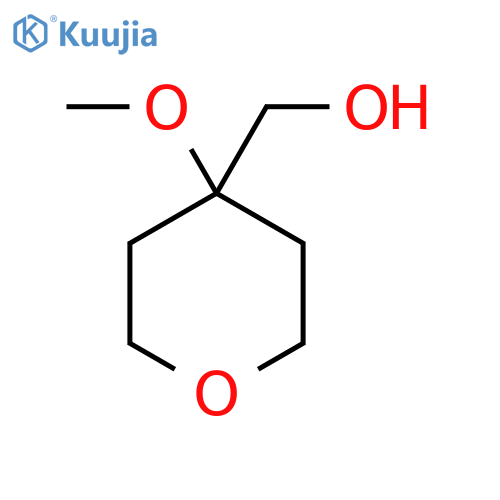 (4-Methoxyoxan-4-yl)methanol structure