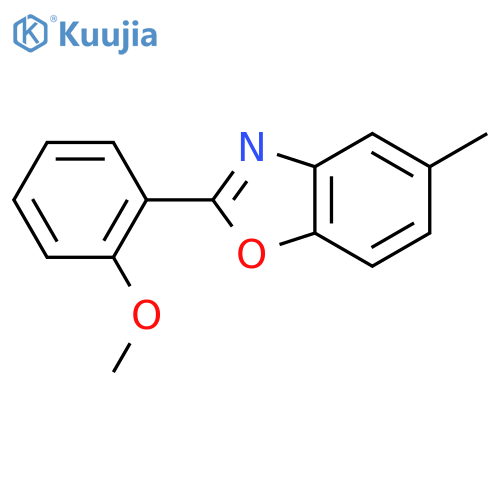 2-(2-Methoxyphenyl)-5-methylbenzo[d]oxazole structure