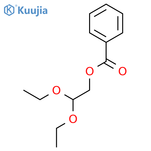 2,2-diethoxyethyl benzoate structure