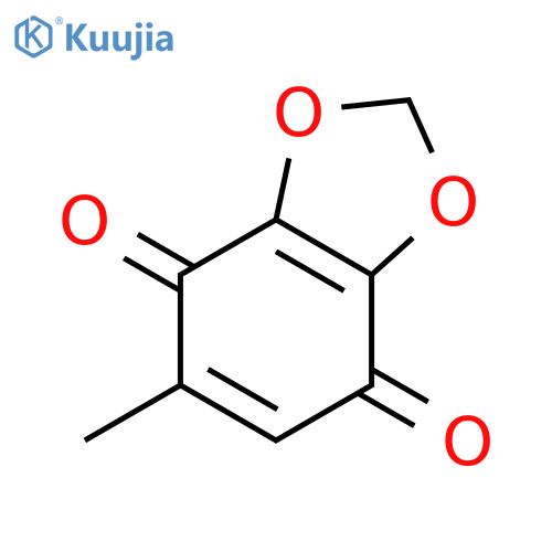 5-methylbenzo[1,3]dioxole-4,7-dione structure