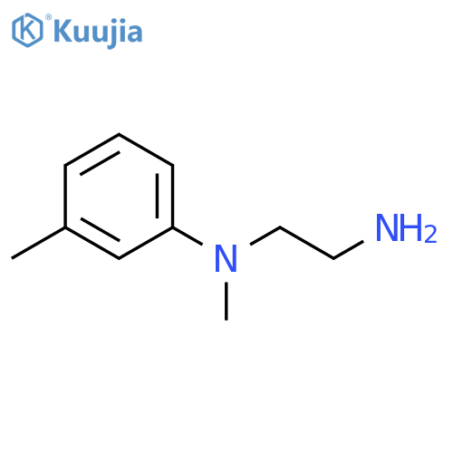 N-(2-aminoethyl)-N,3-dimethylaniline structure