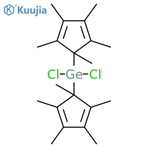 Germane, dichlorobis(1,2,3,4,5-pentamethyl-2,4-cyclopentadien-1-yl)- structure