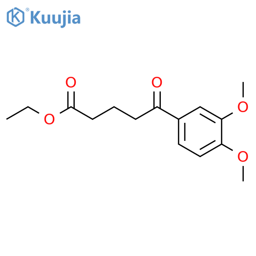 ethyl 5-(3,4-dimethoxyphenyl)-5-oxopentanoate structure
