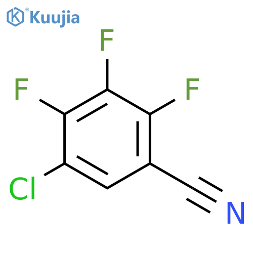 Benzonitrile, 5-chloro-2,3,4-trifluoro- structure