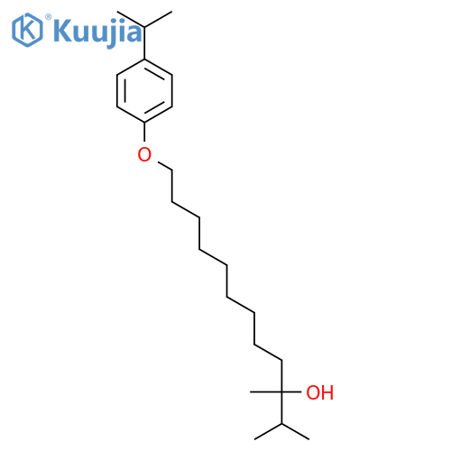 3-Dodecanol, 2,3-dimethyl-12-[4-(1-methylethyl)phenoxy]- structure