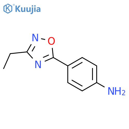 4-(3-Ethyl-1,2,4-oxadiazol-5-yl)aniline structure